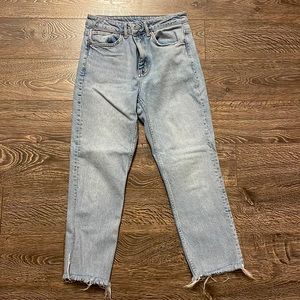 Top shop crop jeans size 28